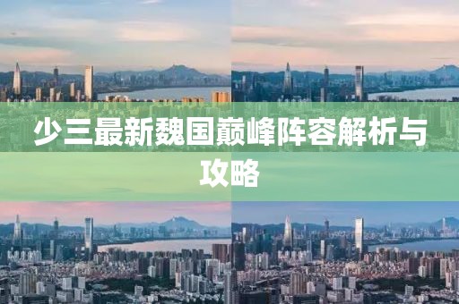 少三最新魏國巔峰陣容解析與攻略