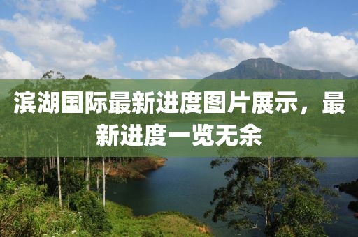 濱湖國(guó)際最新進(jìn)度圖片展示，最新進(jìn)度一覽無(wú)余