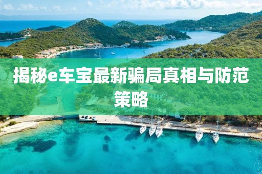 揭秘e車(chē)寶最新騙局真相與防范策略