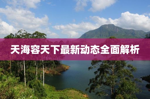 天海容天下最新動(dòng)態(tài)全面解析
