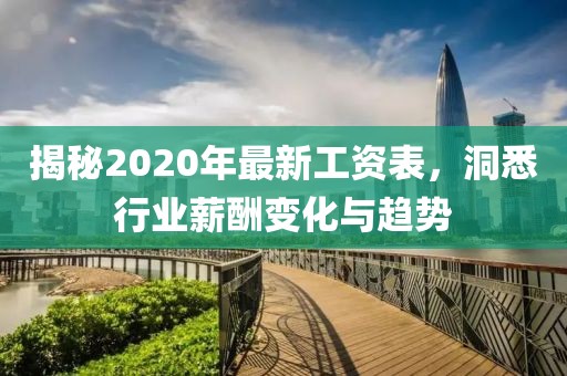 揭秘2020年最新工資表，洞悉行業(yè)薪酬變化與趨勢