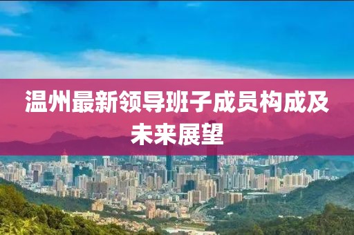 溫州最新領導班子成員構成及未來展望