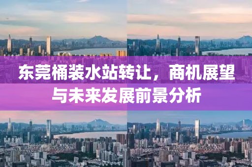 東莞桶裝水站轉(zhuǎn)讓，商機展望與未來發(fā)展前景分析