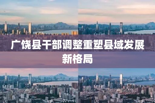 廣饒縣干部調整重塑縣域發(fā)展新格局