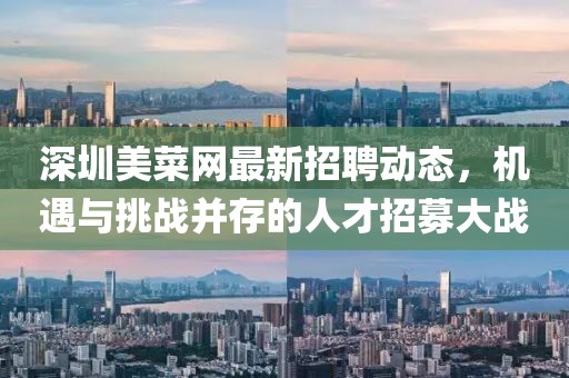 深圳美菜網(wǎng)最新招聘動態(tài)，機遇與挑戰(zhàn)并存的人才招募大戰(zhàn)