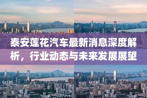 泰安蓮花汽車最新消息深度解析，行業(yè)動(dòng)態(tài)與未來發(fā)展展望