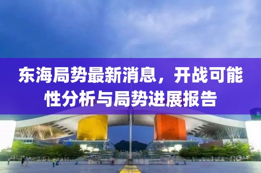 東海局勢最新消息，開戰(zhàn)可能性分析與局勢進展報告