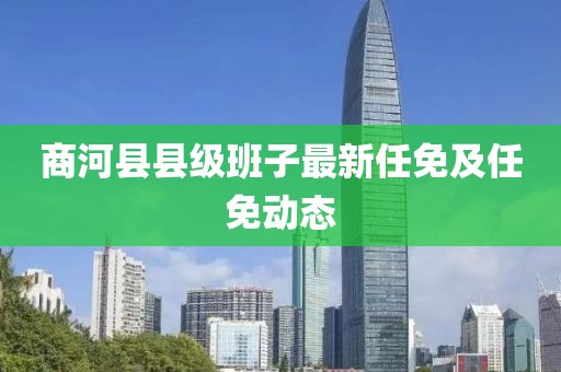 商河縣縣級班子最新任免及任免動態(tài)