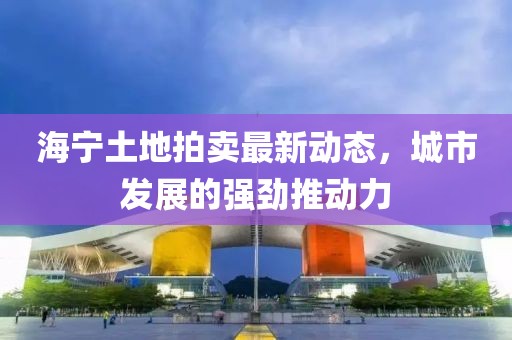海寧土地拍賣最新動態(tài)，城市發(fā)展的強勁推動力