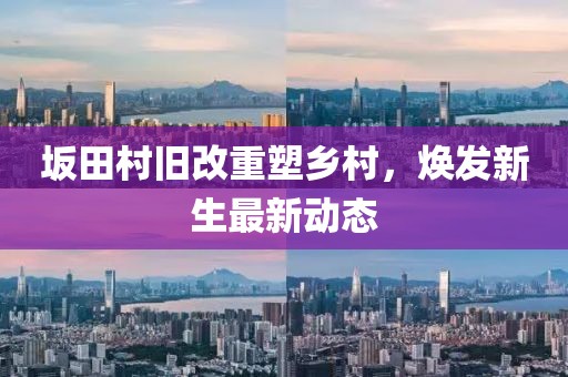 坂田村舊改重塑鄉(xiāng)村，煥發(fā)新生最新動態(tài)