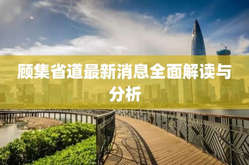 顧集省道最新消息全面解讀與分析