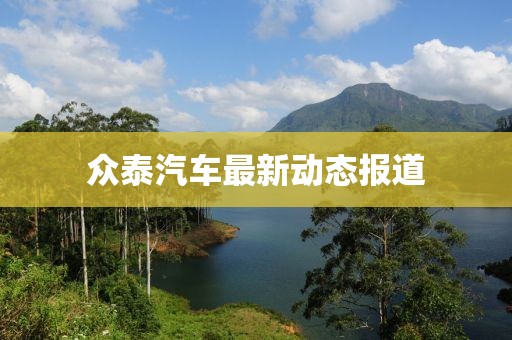 眾泰汽車最新動態(tài)報道