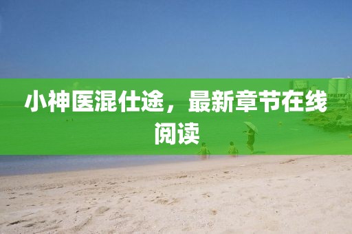 小神醫(yī)混仕途，最新章節(jié)在線閱讀