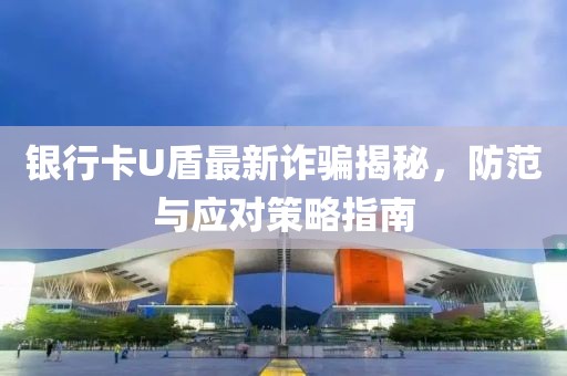 銀行卡U盾最新詐騙揭秘，防范與應(yīng)對(duì)策略指南