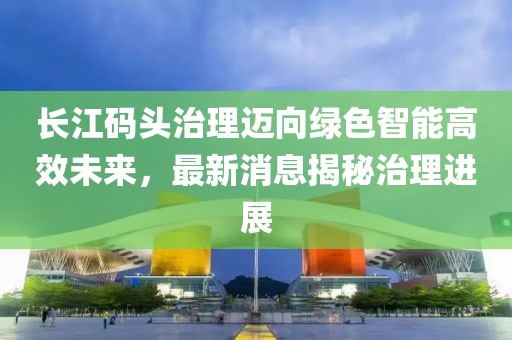 長(zhǎng)江碼頭治理邁向綠色智能高效未來(lái)，最新消息揭秘治理進(jìn)展