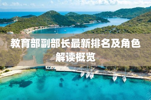 教育部副部長最新排名及角色解讀概覽