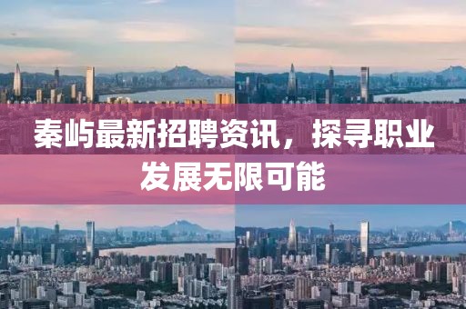 秦嶼最新招聘資訊，探尋職業(yè)發(fā)展無限可能