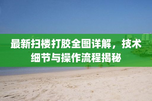 最新掃樓打膠全圖詳解，技術(shù)細節(jié)與操作流程揭秘