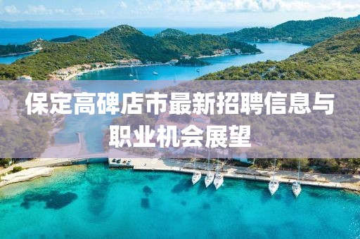 保定高碑店市最新招聘信息與職業(yè)機(jī)會展望
