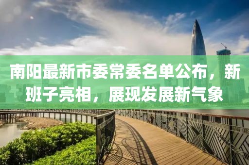 南陽最新市委常委名單公布，新班子亮相，展現(xiàn)發(fā)展新氣象