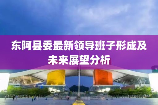 東阿縣委最新領(lǐng)導(dǎo)班子形成及未來展望分析