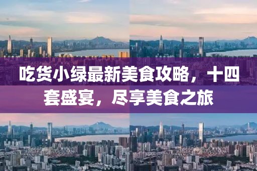 吃貨小綠最新美食攻略，十四套盛宴，盡享美食之旅