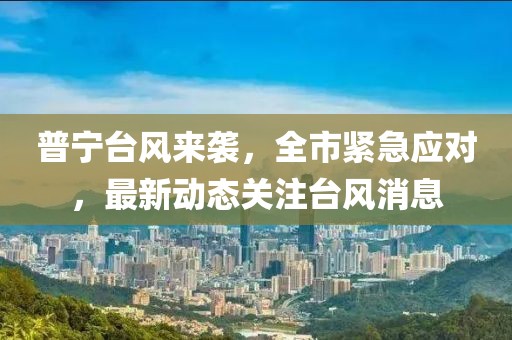 普寧臺風(fēng)來襲，全市緊急應(yīng)對，最新動態(tài)關(guān)注臺風(fēng)消息