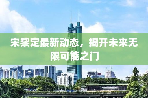宋黎定最新動態(tài)，揭開未來無限可能之門