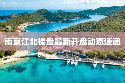 南京江北樓盤最新開(kāi)盤動(dòng)態(tài)速遞