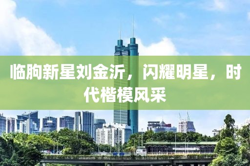 臨朐新星劉金沂，閃耀明星，時代楷模風(fēng)采