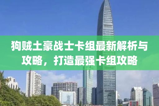 狗賊土豪戰(zhàn)士卡組最新解析與攻略，打造最強卡組攻略