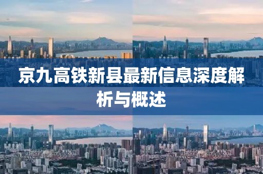 京九高鐵新縣最新信息深度解析與概述
