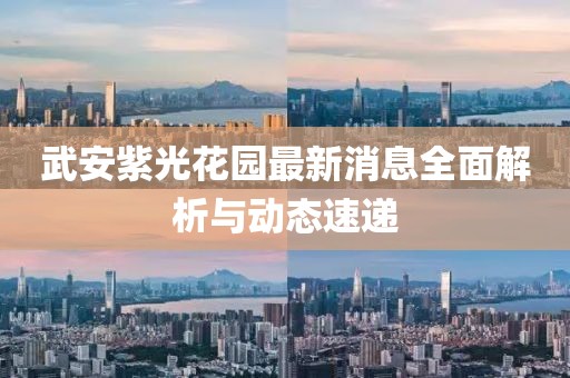 武安紫光花園最新消息全面解析與動態(tài)速遞