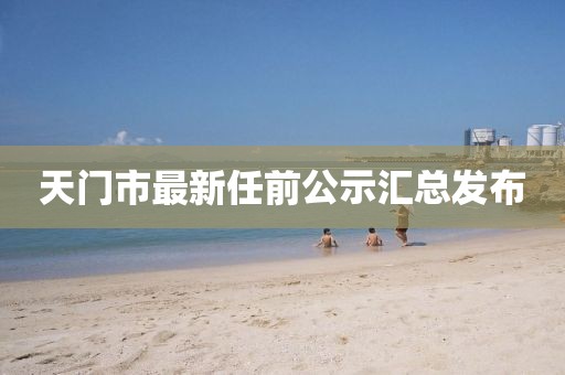天門市最新任前公示匯總發(fā)布