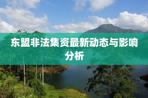 東盟非法集資最新動態(tài)與影響分析