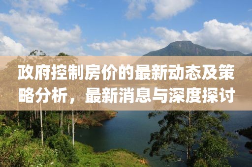 政府控制房價的最新動態(tài)及策略分析，最新消息與深度探討