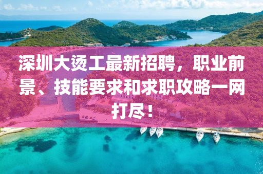 深圳大燙工最新招聘，職業(yè)前景、技能要求和求職攻略一網(wǎng)打盡！