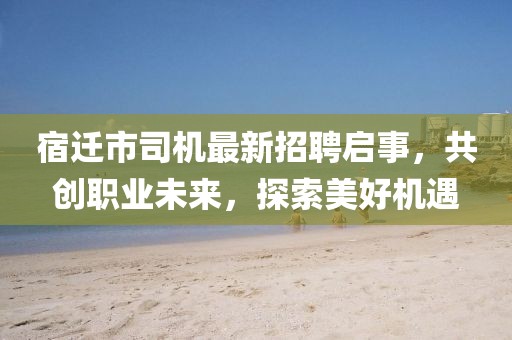 宿遷市司機最新招聘啟事，共創(chuàng)職業(yè)未來，探索美好機遇