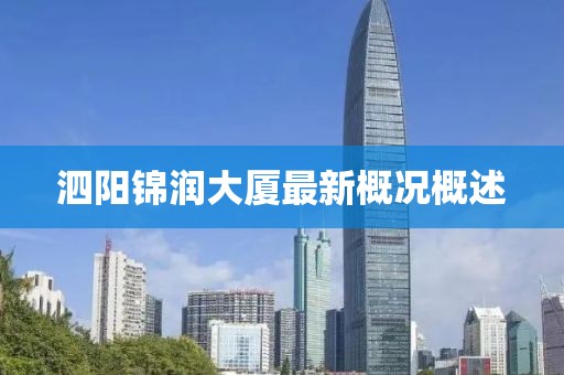 泗陽錦潤大廈最新概況概述