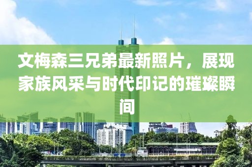 文梅森三兄弟最新照片，展現(xiàn)家族風(fēng)采與時(shí)代印記的璀璨瞬間