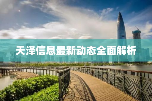 天澤信息最新動(dòng)態(tài)全面解析