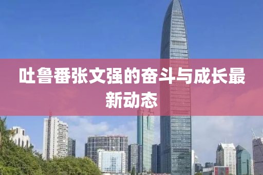 吐魯番張文強(qiáng)的奮斗與成長(zhǎng)最新動(dòng)態(tài)