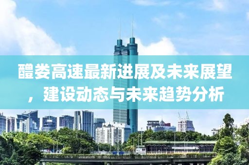 醴婁高速最新進(jìn)展及未來展望，建設(shè)動(dòng)態(tài)與未來趨勢(shì)分析