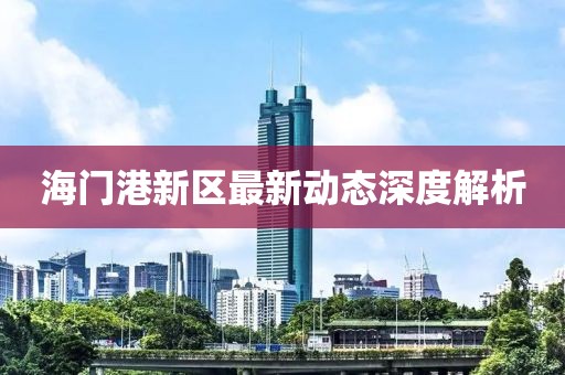 海門港新區(qū)最新動態(tài)深度解析