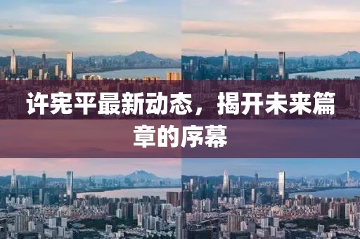 許憲平最新動態(tài)，揭開未來篇章的序幕