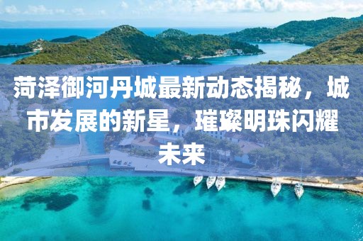 菏澤御河丹城最新動態(tài)揭秘，城市發(fā)展的新星，璀璨明珠閃耀未來
