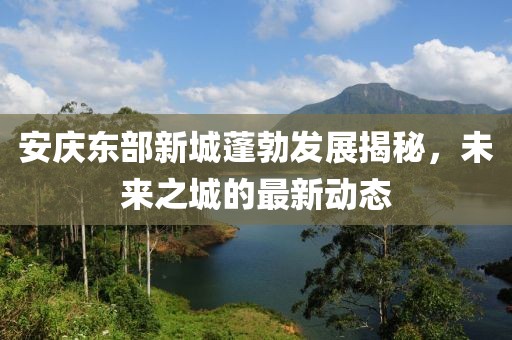 安慶東部新城蓬勃發(fā)展揭秘，未來之城的最新動態(tài)