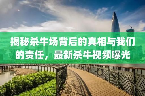 揭秘殺牛場背后的真相與我們的責任，最新殺牛視頻曝光