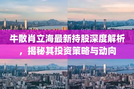 牛散肖立海最新持股深度解析，揭秘其投資策略與動(dòng)向