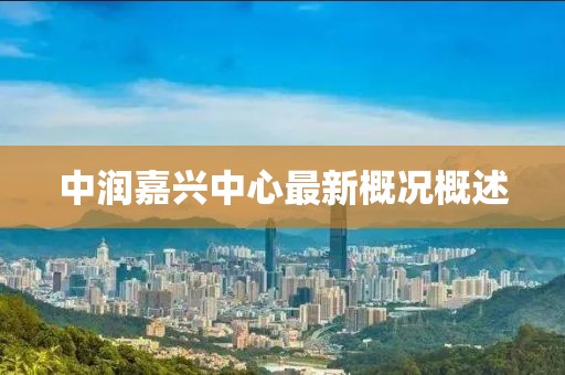 中潤嘉興中心最新概況概述